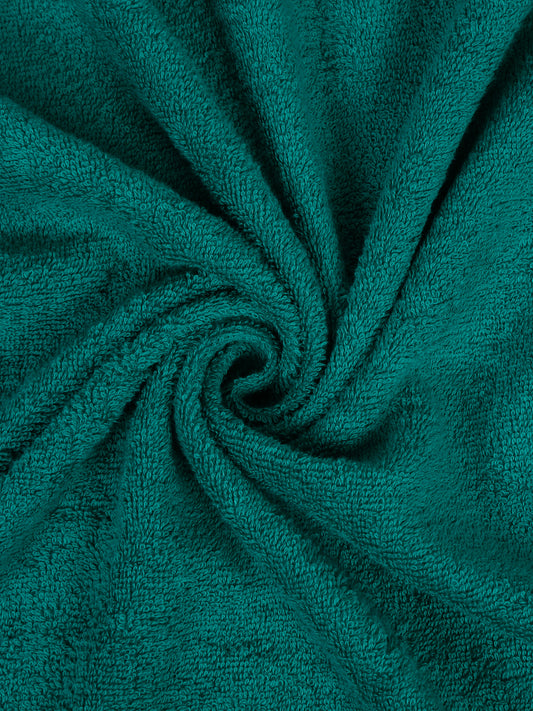 Unisex Sea green Basic Terry Bath Towel