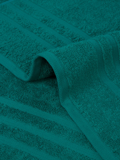 Unisex Sea green Basic Terry Bath Towel