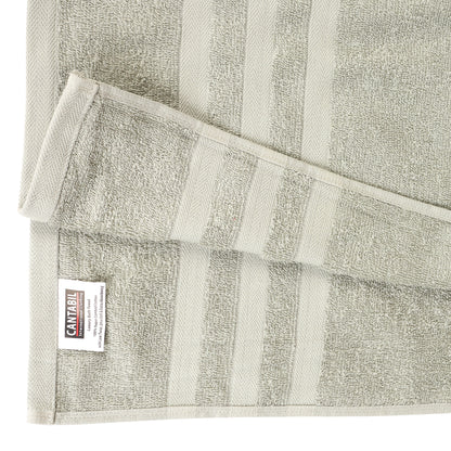 Unisex Pista Green Basic Terry Bath Towel