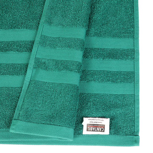 Unisex Sea Green Basic Terry Bath Towel