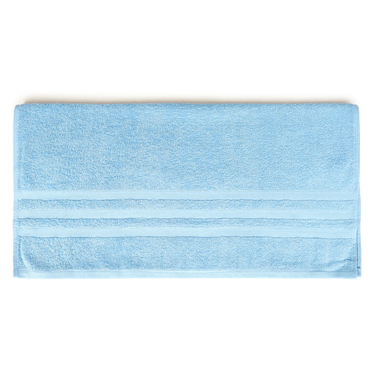 Unisex Sky Blue Basic Terry Bath Towel