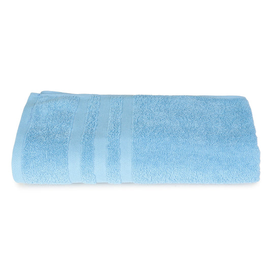 Unisex Sky Blue Basic Terry Bath Towel
