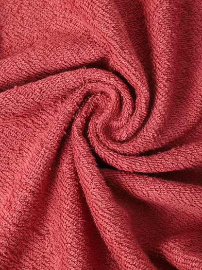 Unisex Coral Basic Terry Hand Towel -Pack of Two