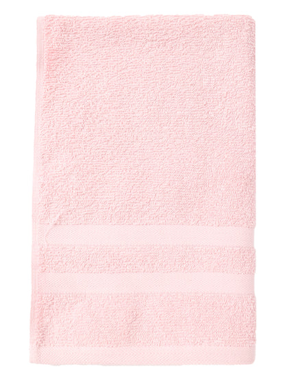Unisex Pink Basic Terry Hand Towel -Pack of Two