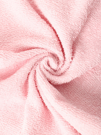 Unisex Pink Basic Terry Hand Towel -Pack of Two