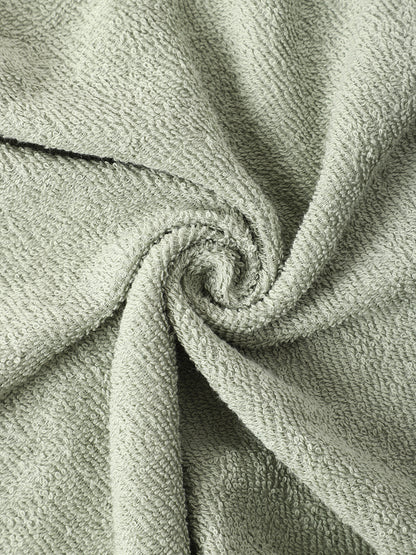 Unisex Pista Green Basic Terry Hand Towel -Pack of Two