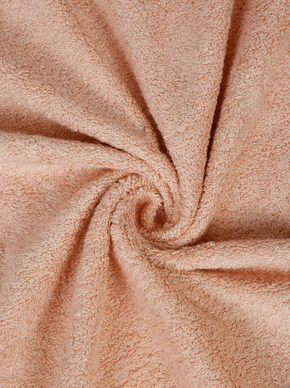 Unisex Peach Basic Terry Bath Towel