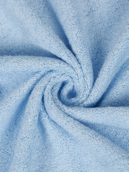 Unisex Sky Blue Basic Terry Bath Towel