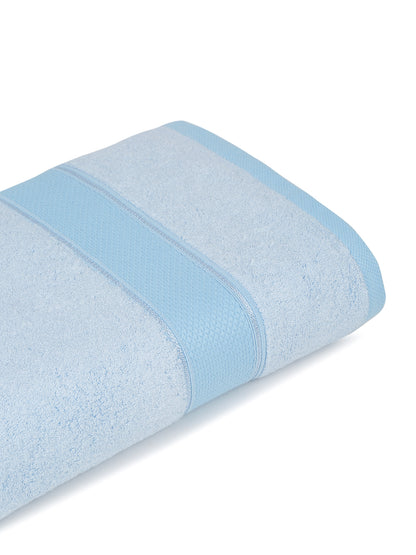 Unisex Sky Blue Basic Terry Bath Towel