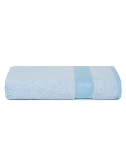 Unisex Sky Blue Basic Terry Bath Towel