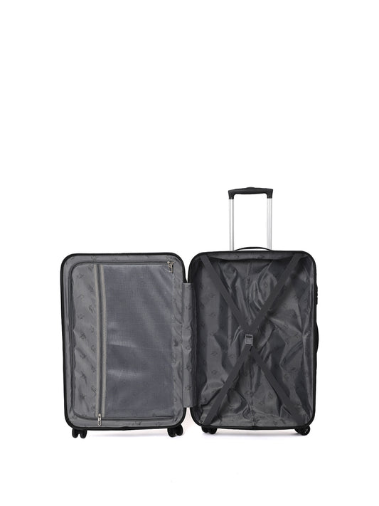 Unisex Navy Blue Fashion Hard Luggage Trolley Bag