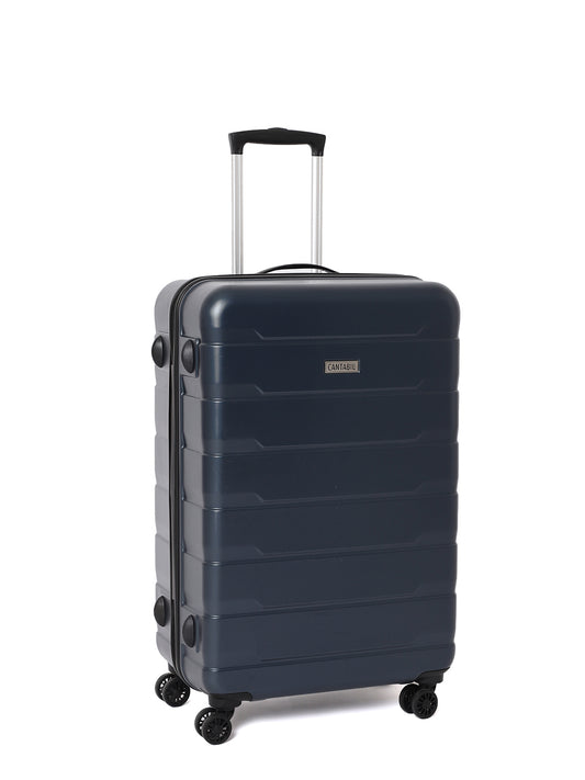 Unisex Navy Blue Fashion Hard Luggagae Trolley Bag