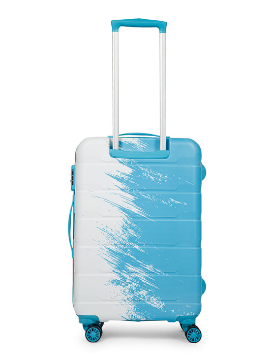 Unisex Sky Blue Fashion Hard Luggagae Trolley Bag