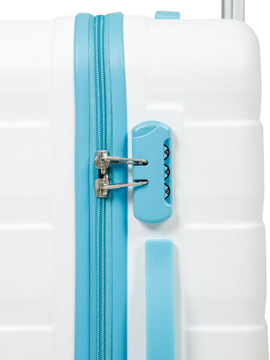 Unisex Sky Blue Fashion Hard Luggagae Trolley Bag