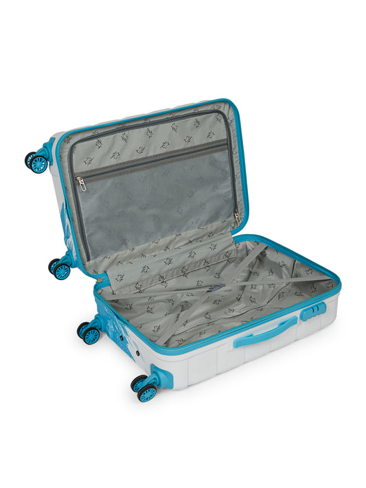 Unisex Sky Blue Fashion Hard Luggagae Trolley Bag