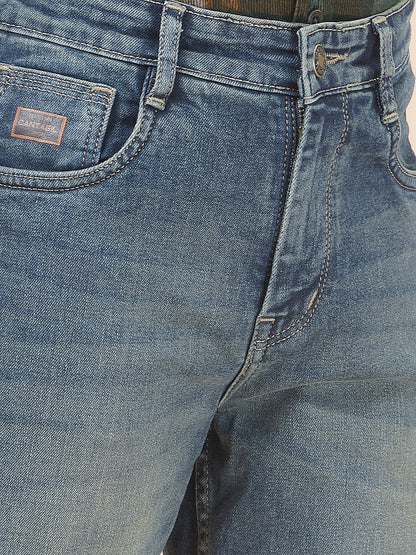 Casual Denim for Boys l Breathable & Soft with Color Fastness Regular Fit Poly Cotton Fabric Button Closure Solid Pattern