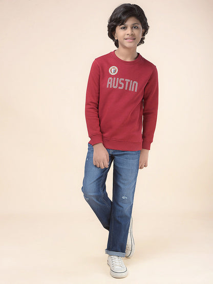 Casual Denim for Boys l Breathable & Soft with Color Fastness Regular Fit Poly Cotton Fabric Button Closure Solid Pattern