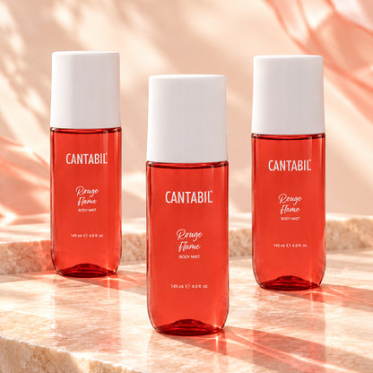 Unisex Rouge Flame Long Lasting Body Mist | 3x145ml