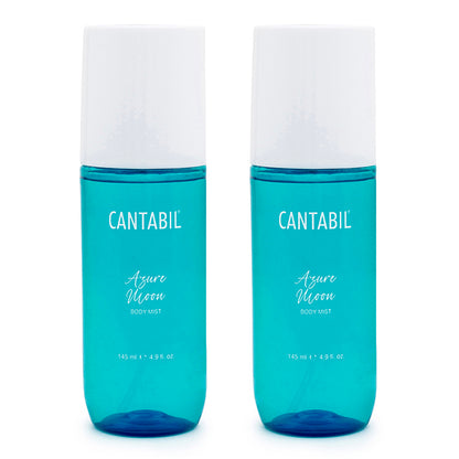 Unisex Azure Moon Long Lasting Body Mist | 2x145ml