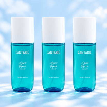 Unisex Azure Moon Long Lasting Body Mist | 3x145ml