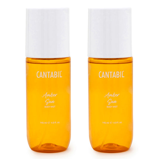 Unisex Amber Sun Long Lasting Body Mist | 2x145ml