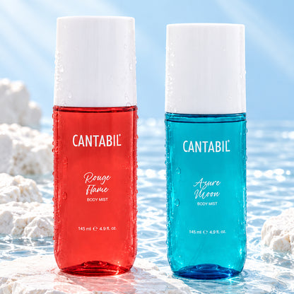 Unisex Rouge Flame & Azure Moon Long Lasting Body Mist | 2x145ml