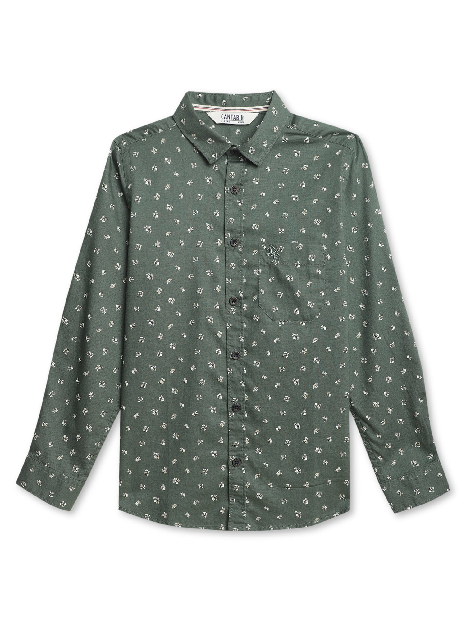 Cantabil Boys Green Shirt (7121332011147)