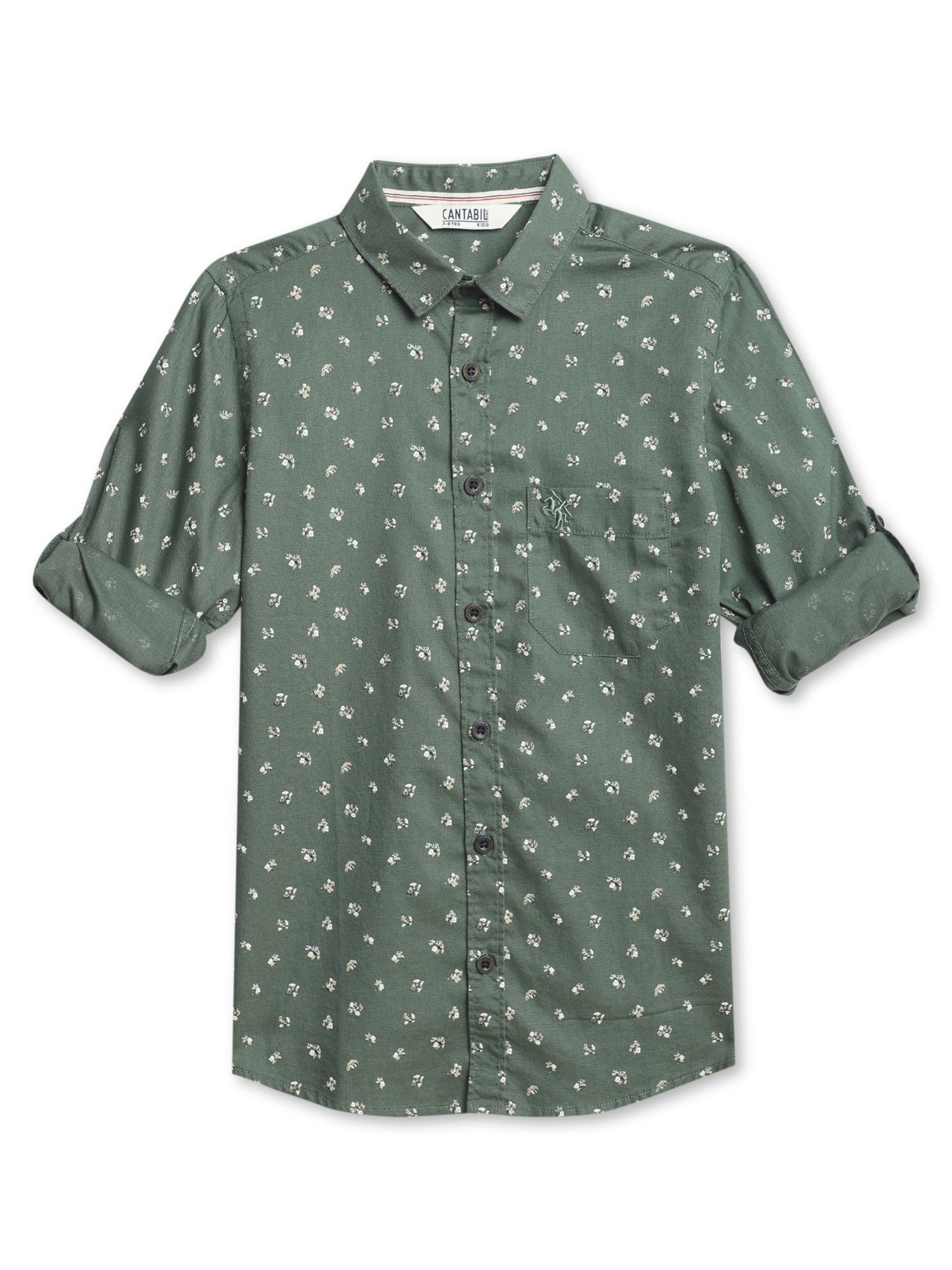 Cantabil Boys Green Shirt (7121332011147)