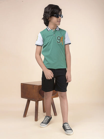 Casual Shorts for Boys l Breathable & Soft with Color Fastness Regular Fit Poly Cotton Fabric Drawstring Closure Solid Pattern