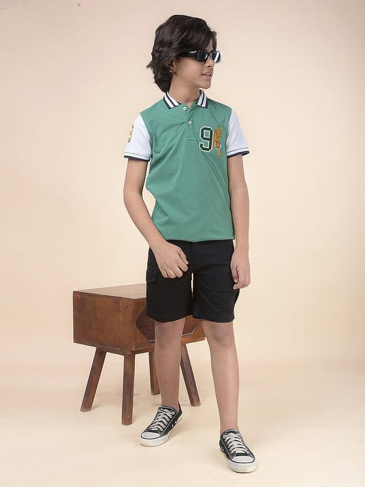 Casual Shorts for Boys l Breathable & Soft with Color Fastness Regular Fit Poly Cotton Fabric Drawstring Closure Solid Pattern