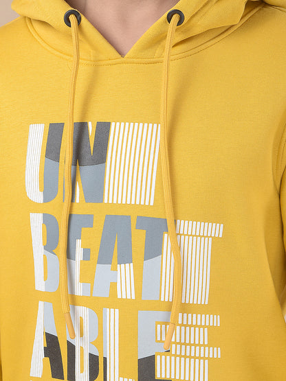 Casual Sweatshirt for Boys l Breathable & Soft with Color Fastness Regular Fit Hooded Neck Fleece Fabric Printed Pattern