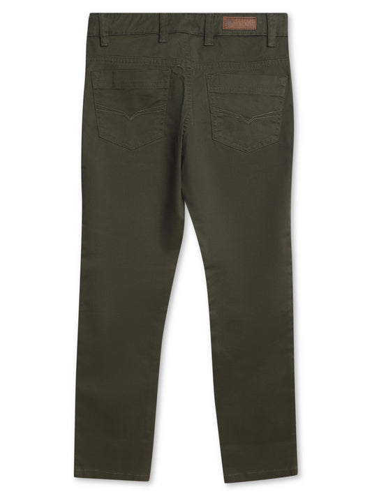 Cantabil Boys Olive Green Trouser (7121531273355)