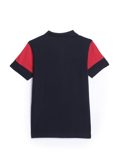 Cantabil Boys Off White Polo Neck T-Shirt (7142506627211)