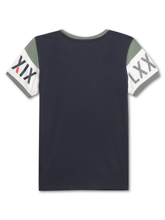 Cantabil Boys Round Neck Green T-Shirt (7135565906059)