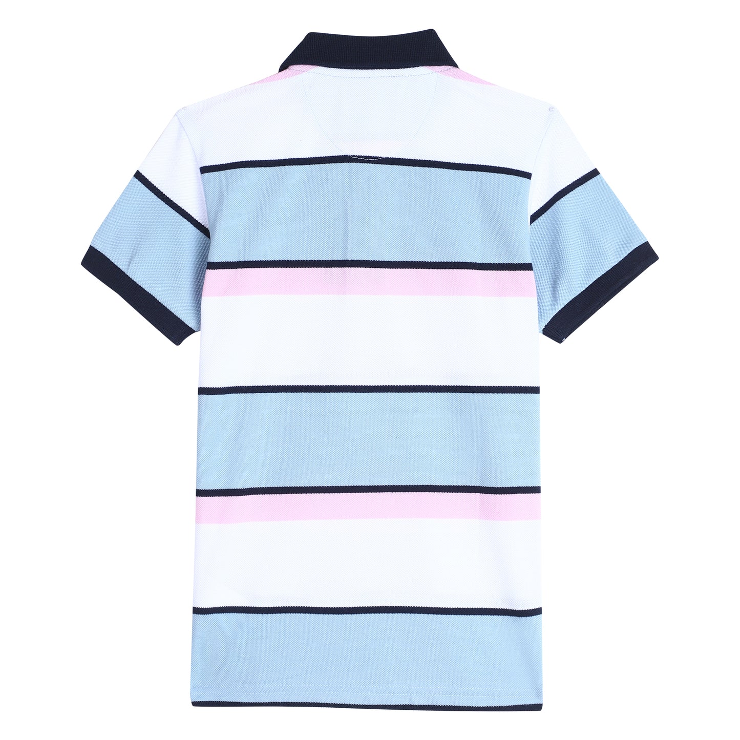 Cantabil Boys Navy Blue Striped Half Sleeves Casual T-Shirt (7153868603531)