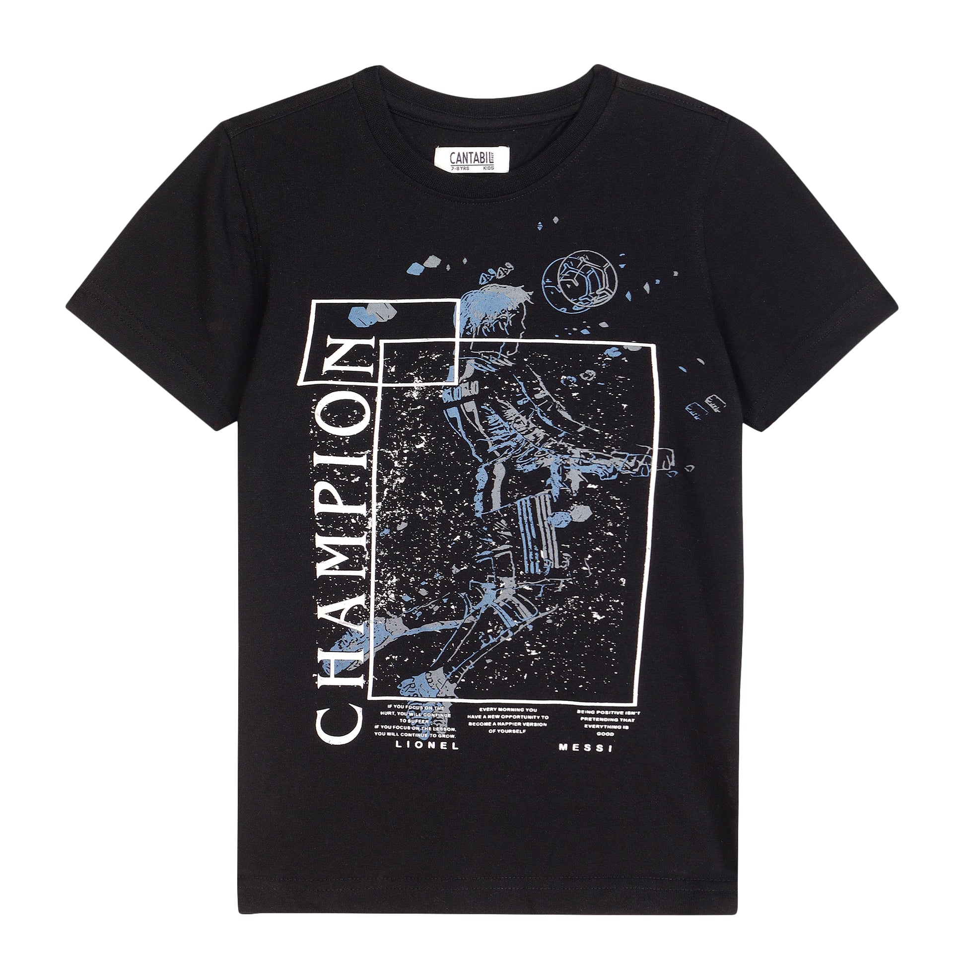 Cantabil Boys Black T-Shirt (7134085382283)