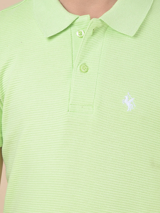 Casual T-Shirt for Boys l Breathable & Soft with Color Fastness Regular Fit Polo Neck Poly Cotton Fabric Solid Pattern