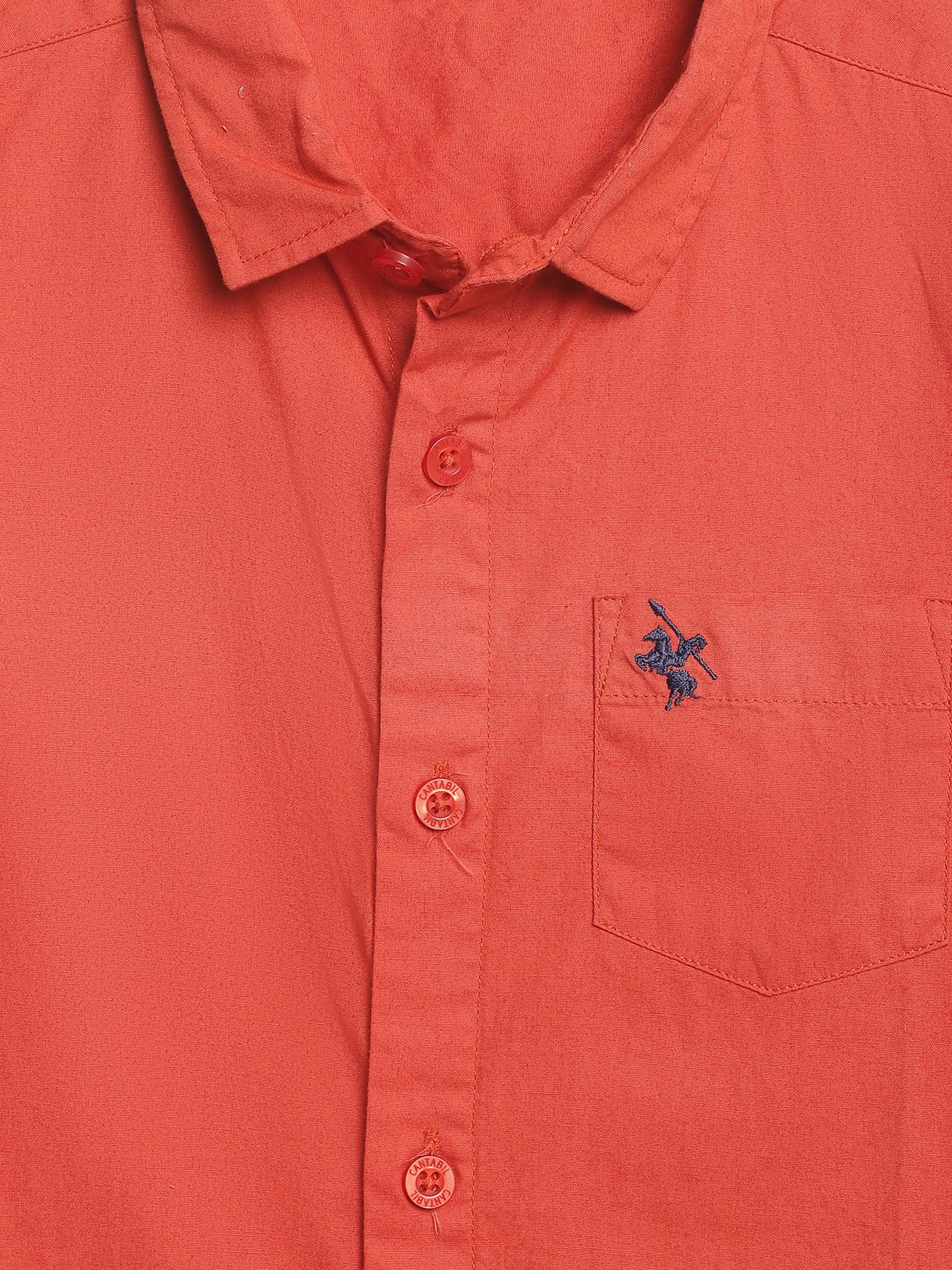 Cantabil Boys Orange Shirt (7135785549963)