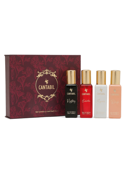 Women's Mix Perfume Gift Set - Pack of 4 perfumes 20 ml each