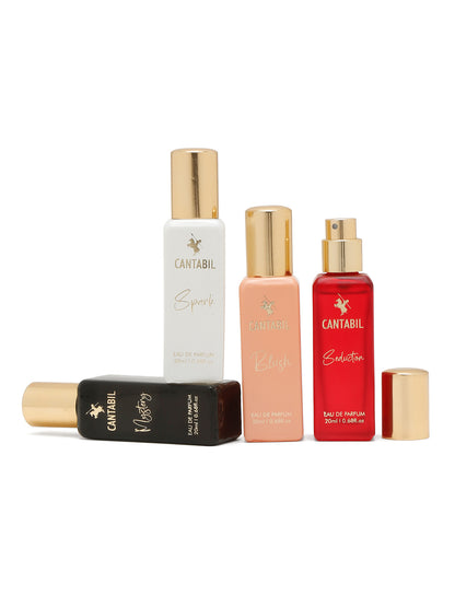 Women's Mix Perfume Gift Set - Pack of 4 perfumes 20 ml each