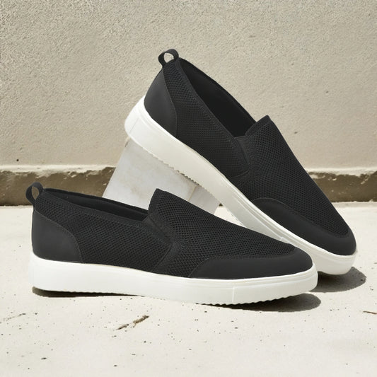 Casual Shoes for Men | Lightweight & Comfortable with Cushioned Insole Flynet Upper EVA Sole Slip On Closure