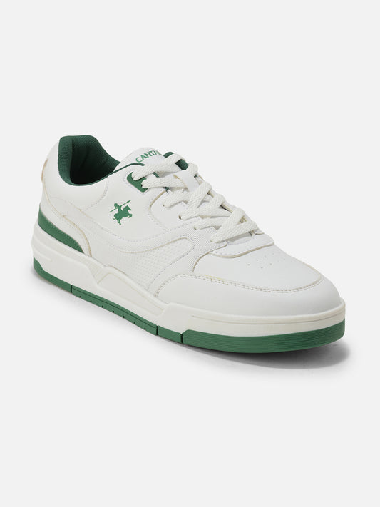 Sneaker for Men | Lightweight & Comfortable with Cushioned Insole PU Upper TPR Sole Lace-Up Closure