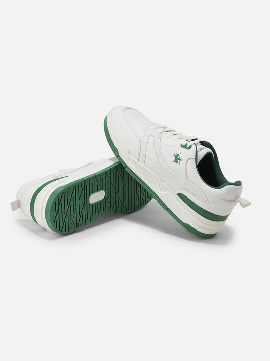 Sneaker for Men | Lightweight & Comfortable with Cushioned Insole PU Upper TPR Sole Lace-Up Closure