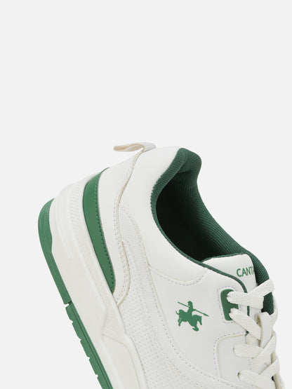 Sneaker for Men | Lightweight & Comfortable with Cushioned Insole PU Upper TPR Sole Lace-Up Closure
