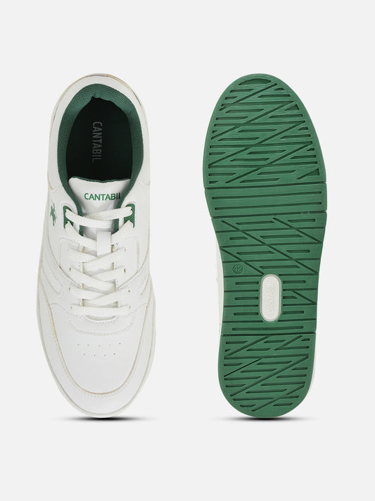 Sneaker for Men | Lightweight & Comfortable with Cushioned Insole PU Upper TPR Sole Lace-Up Closure