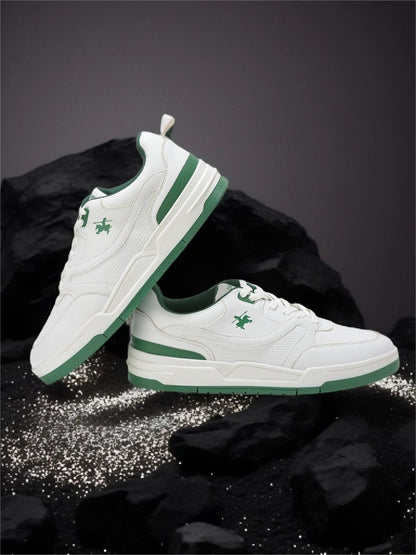 Sneaker for Men | Lightweight & Comfortable with Cushioned Insole PU Upper TPR Sole Lace-Up Closure