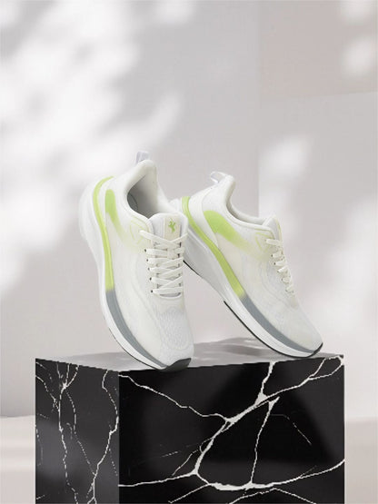 Men's White Solid Casual Shoes