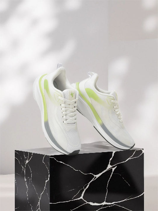 Men's White Solid Casual Shoes