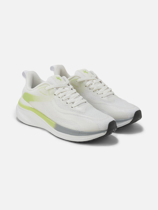 Men's White Solid Casual Shoes