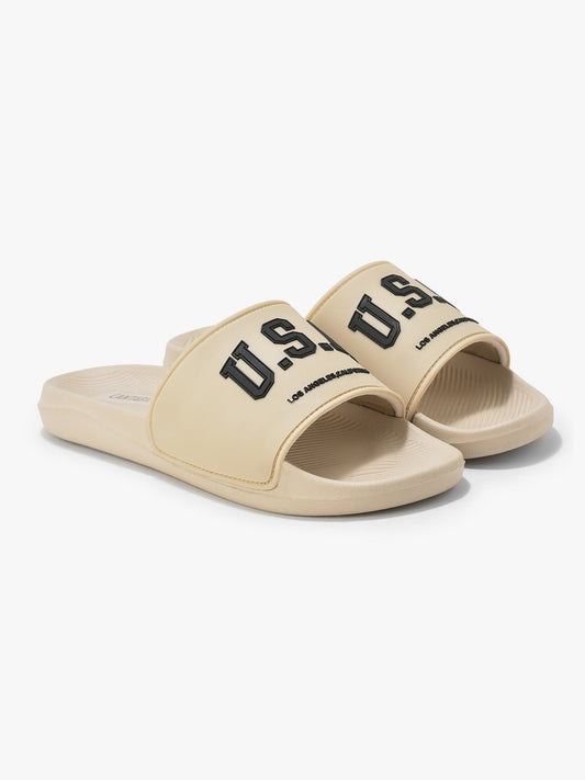 Casual Slider for Men | Lightweight & Comfortable with Cushioned Insole EVA Upper synthetic Sole Slip on Closure